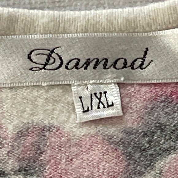 Soft Knit long sleeve sweater with flower detail size L - Picture 4 of 6